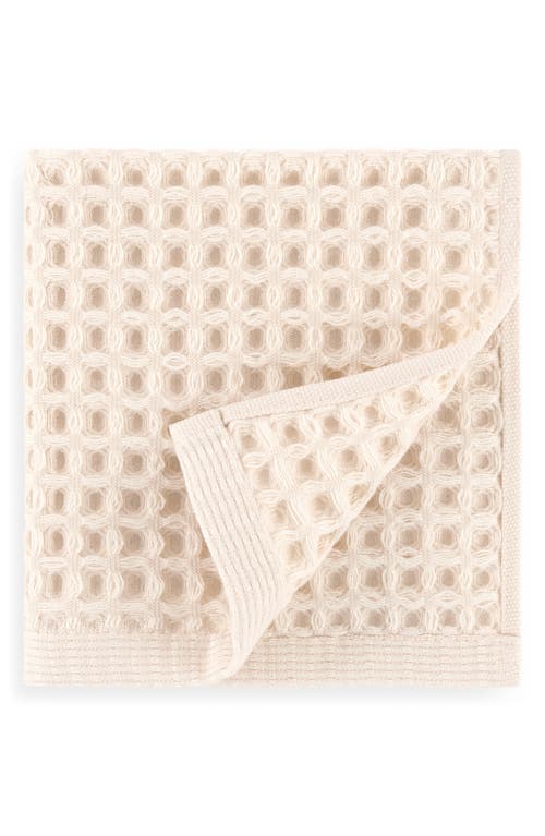 Dkny Pure Set Of 4 Pure Yarn Dyed Cotton Waffle Washcloths In Neutral