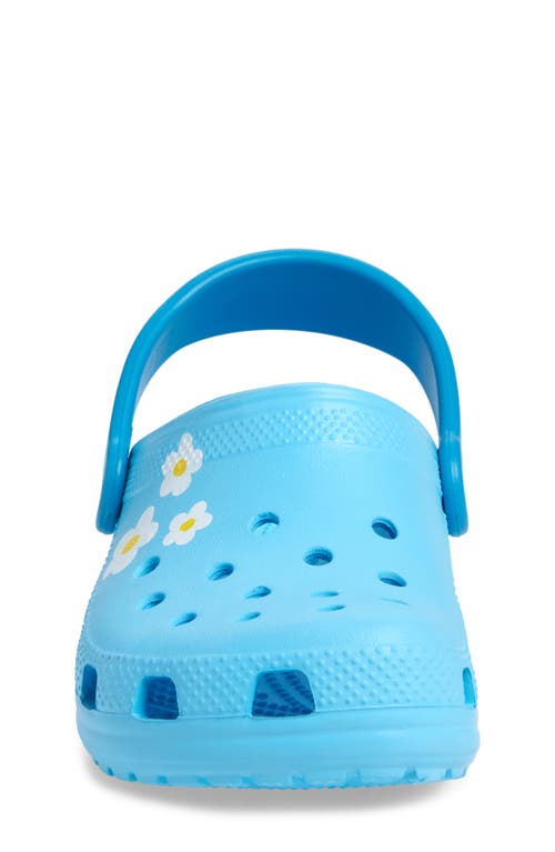 Crocs Kids' Daisy Classic Clog In Tinted Glass
