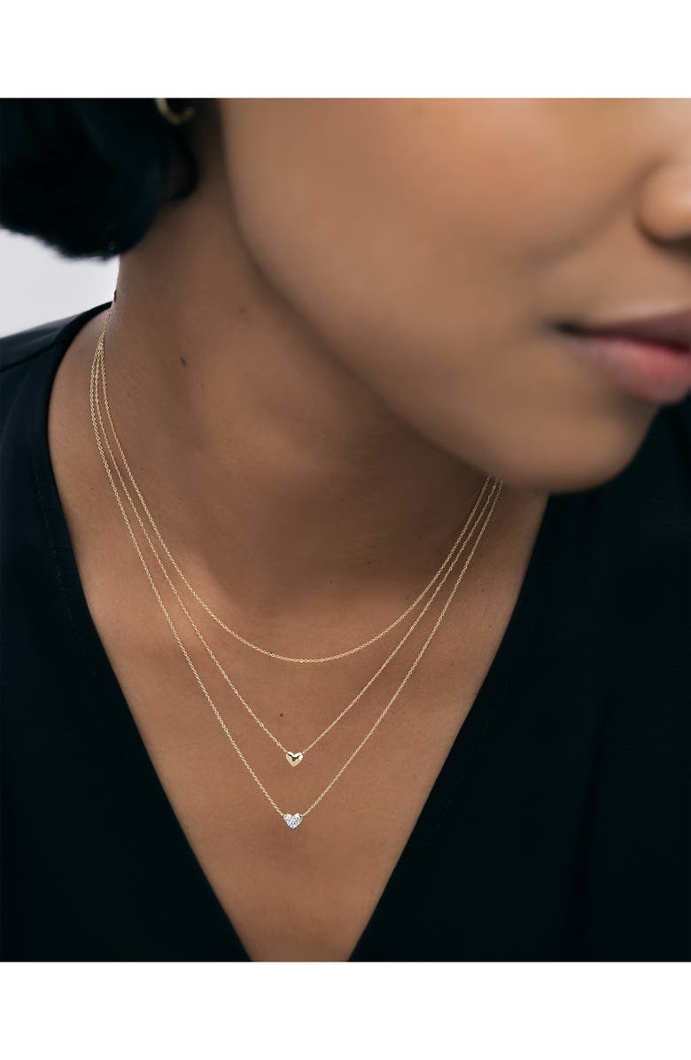 Mini Heart Lab-Grown Diamond Necklace