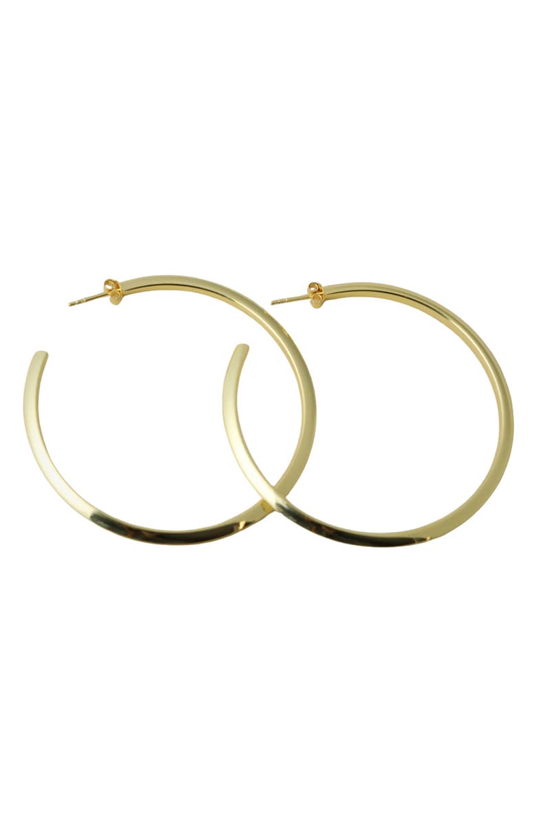 The M Jewelers The Essential Large Hoop Earrings, Main, color, Gold