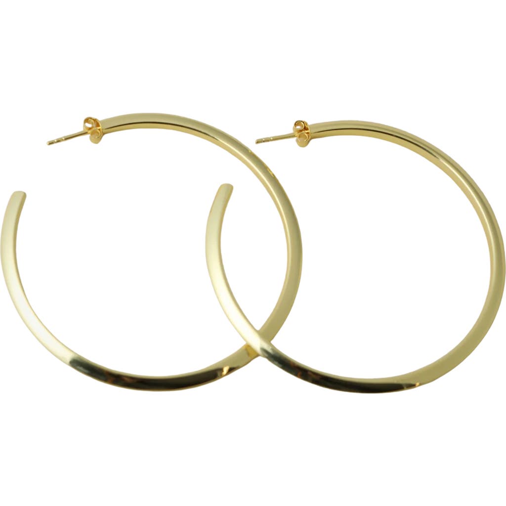 The M Jewelers The Essential Large Hoop Earrings in Gold at Nordstrom