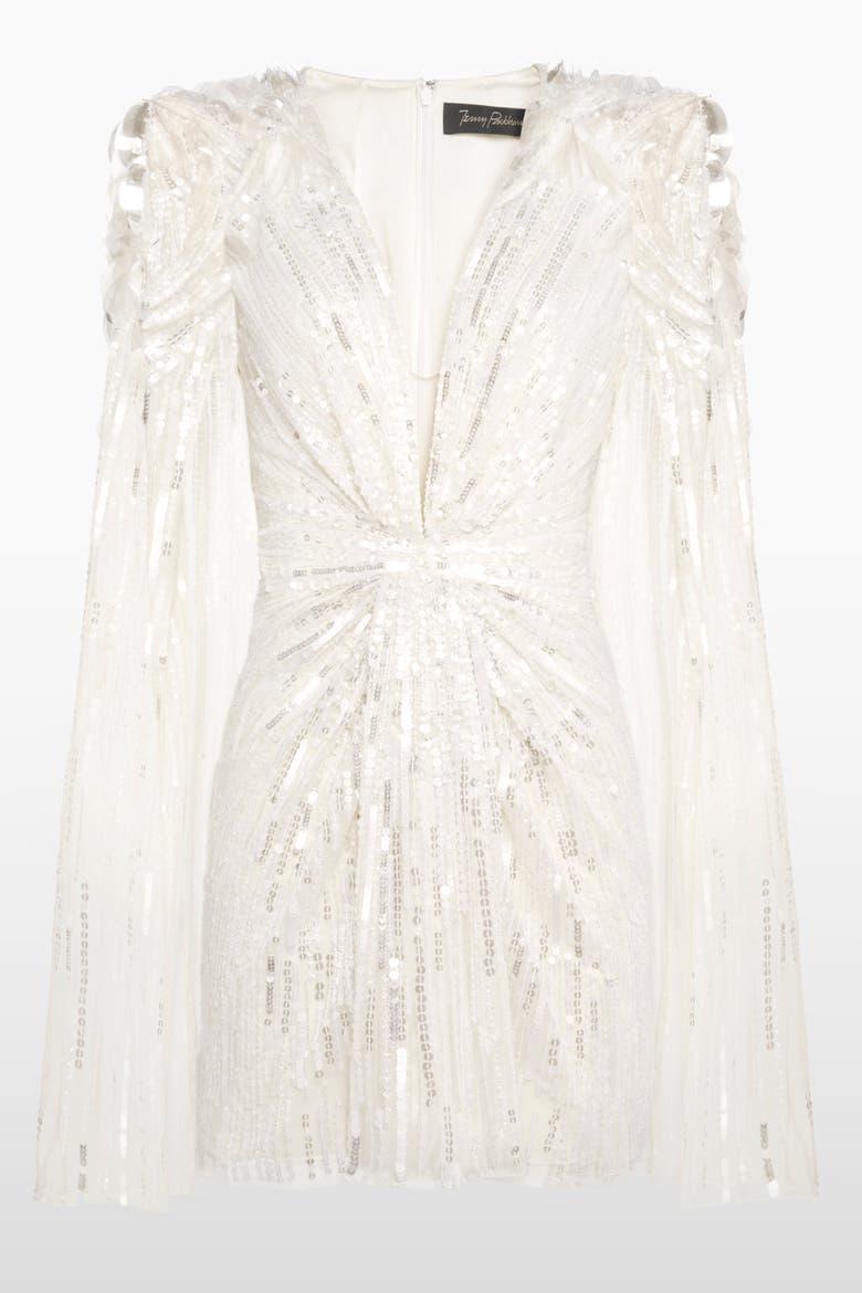 Lady Love Sequin-Embellished mini Dress, Main, color, Ivory