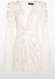 Jenny Packham Lady Love Sequin-Embellished mini Dress