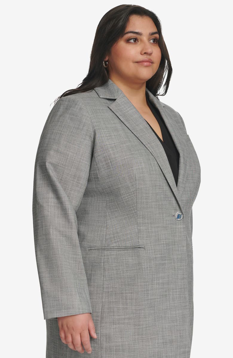Calvin Klein Long Single Button Blazer, Alternate, color,