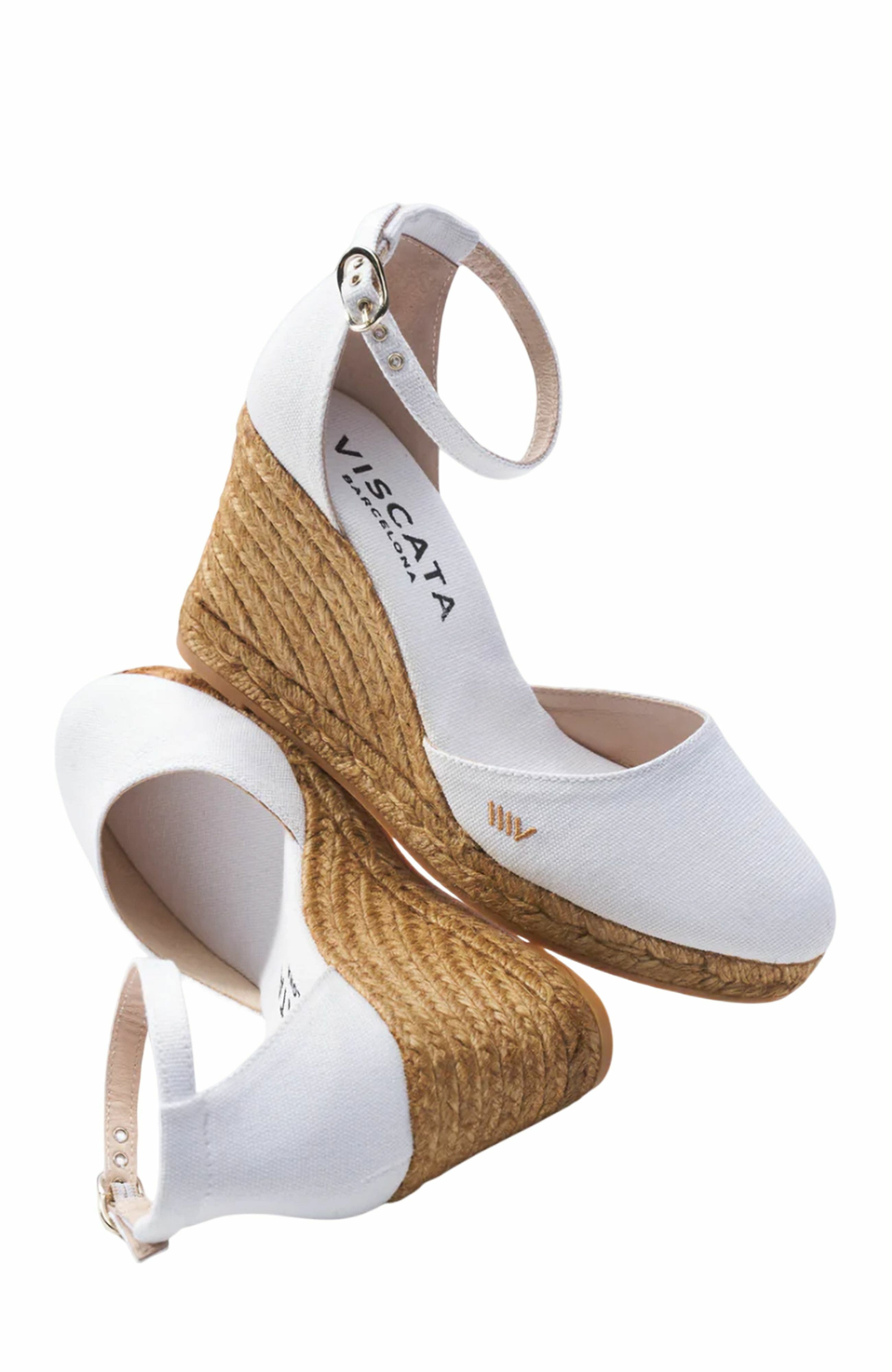 Estartit Canvas Espadrille Wedges - image 4