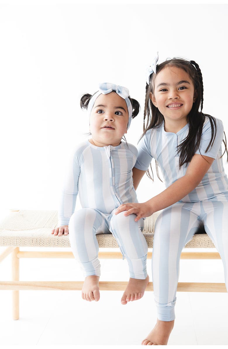 Charlie Lou Baby<sup>®</sup> Little Kid's Cotton Candy Stripes Pajama Set, Alternate, color, Blue