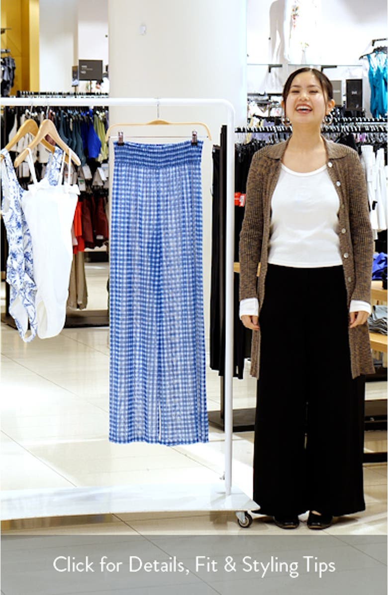 Eliza Floral Cover-Up Pants, sales video thumbnail