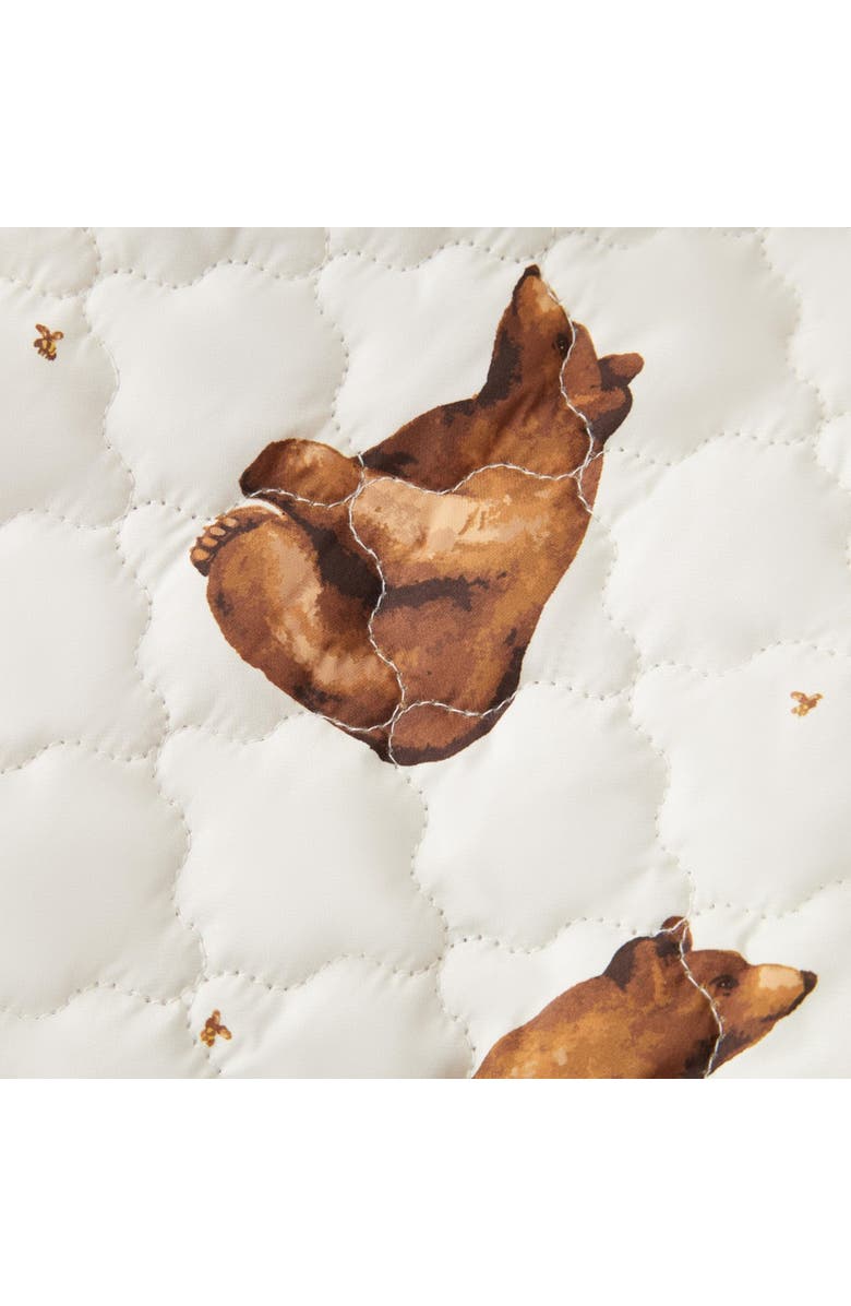 Milkbarn Quilted Padded Pants, Alternate, color, Honey Bear