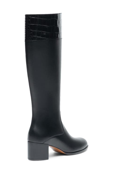 Audrey II Leather Knee High Boot