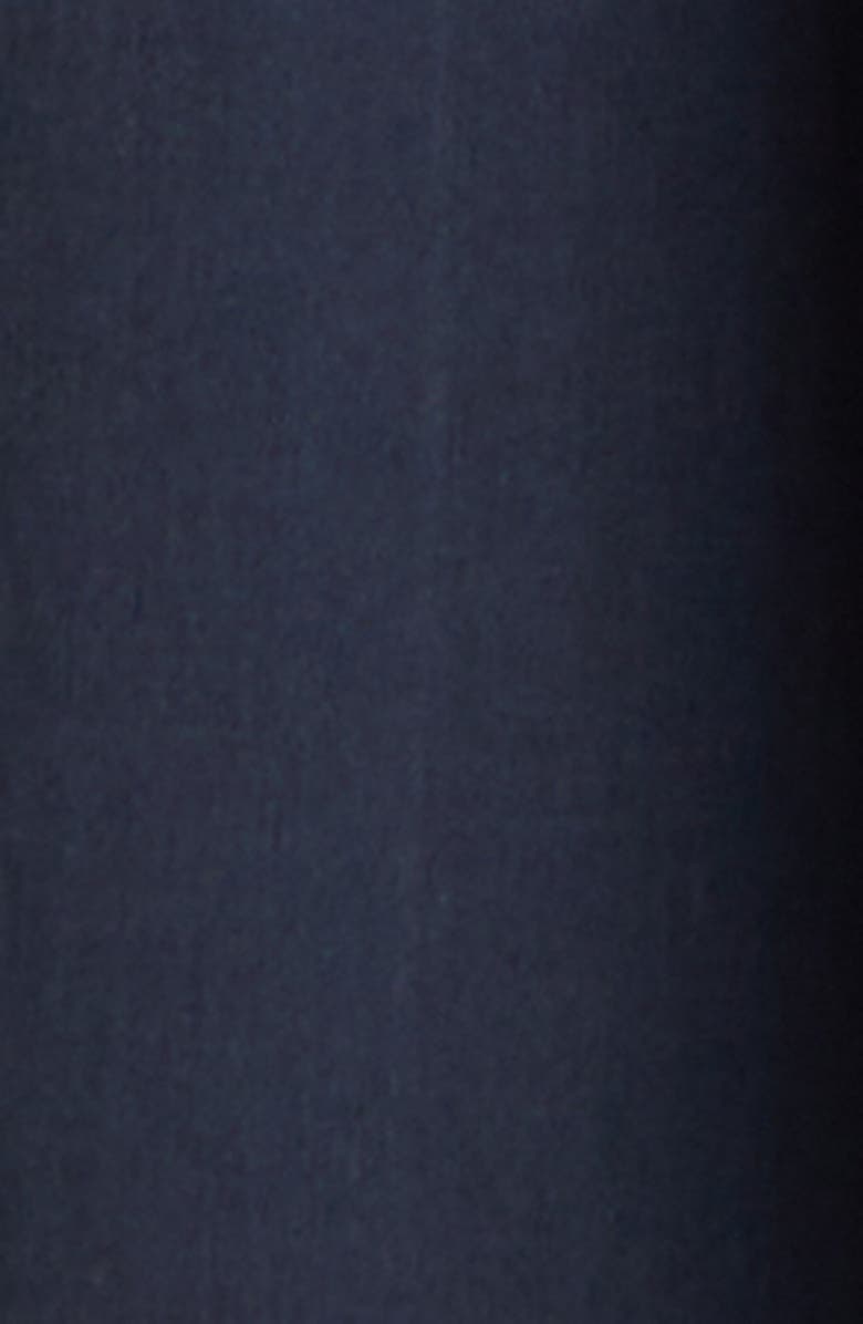 Ramy Brook Jace Cotton Poplin Strapless Smocked Maxi Dress, Alternate, color, Navy