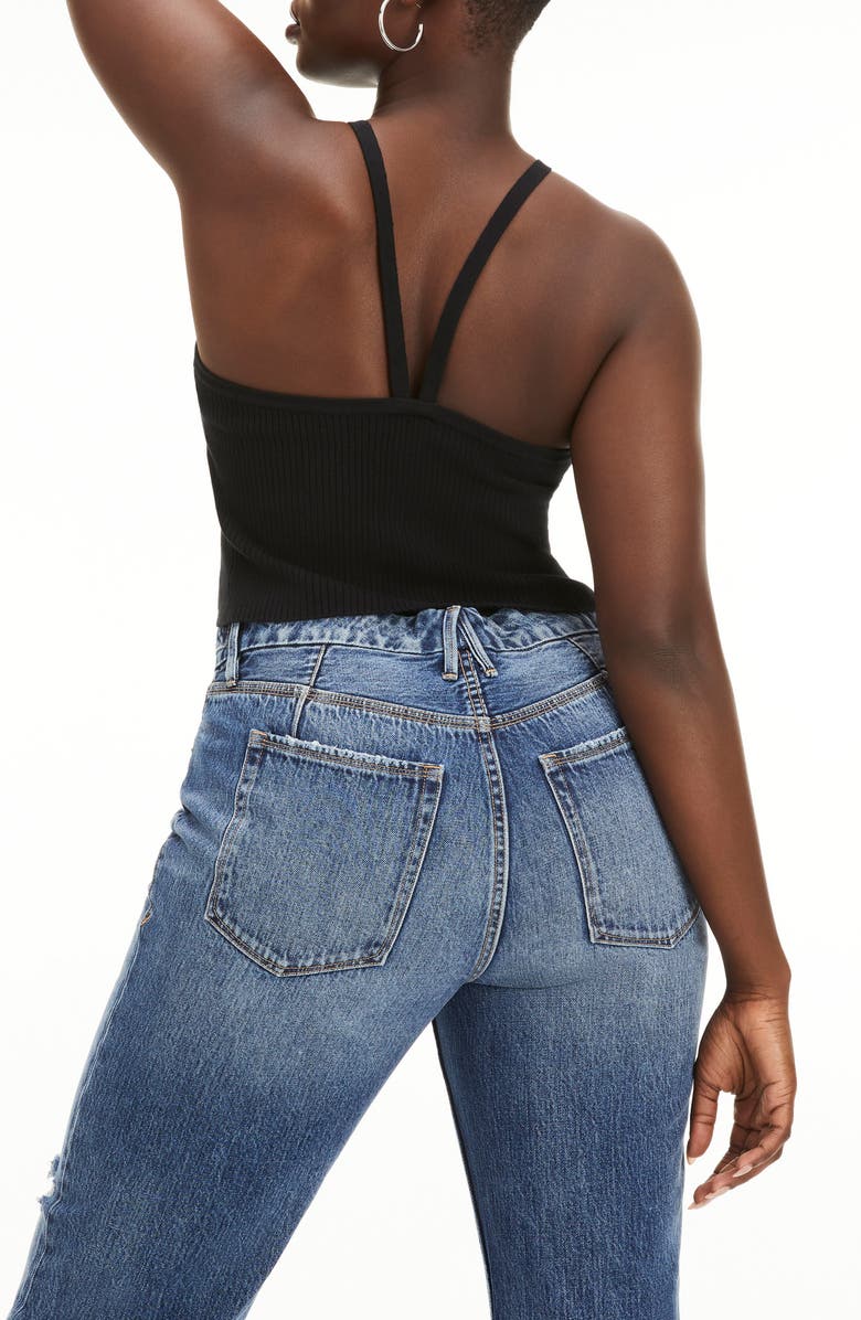 Good American Crop Sweater Tank, Alternate, color,