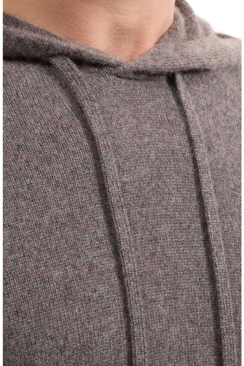 Cashmere & Silk Hoodie, Alternate, color, MOSS