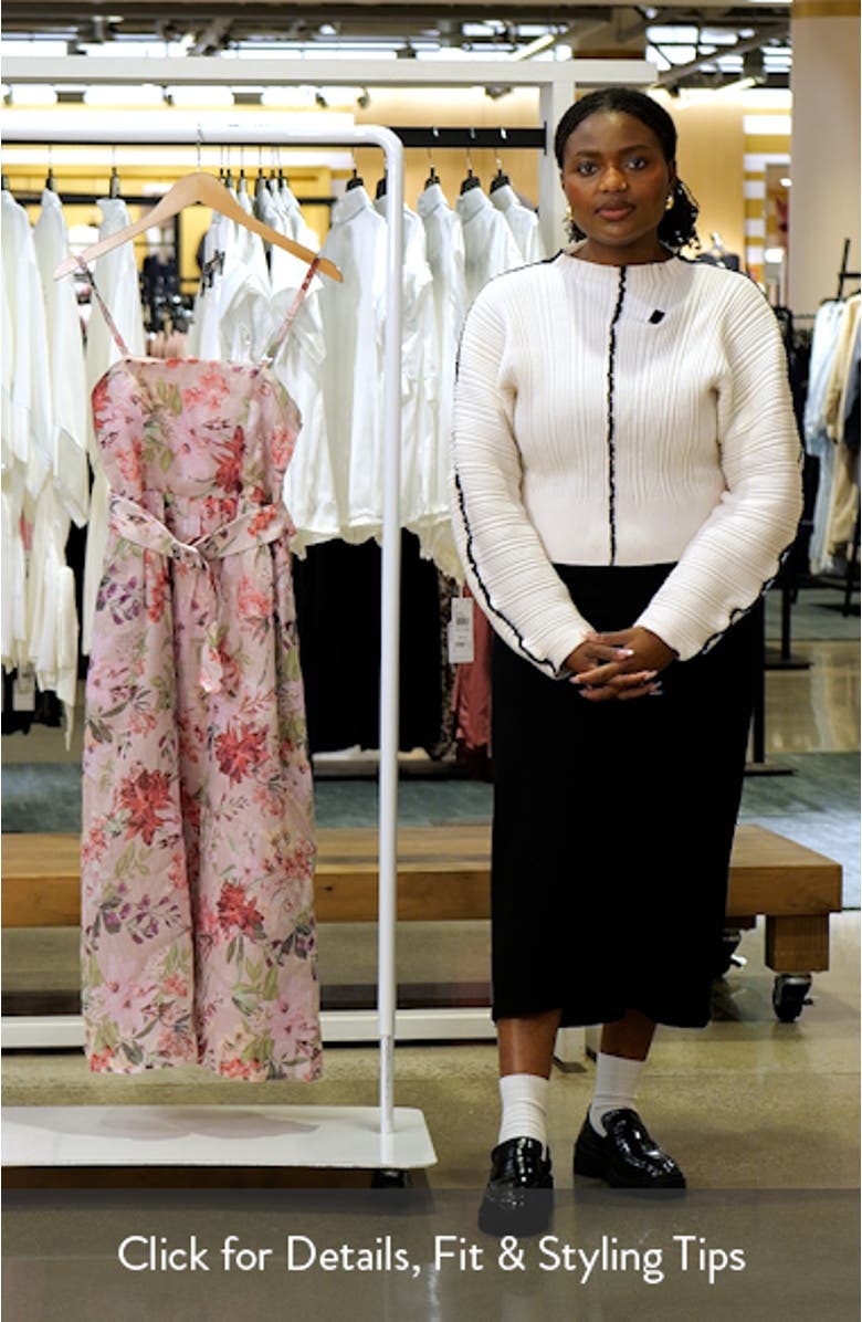 Floral Belted Midi Sundress, sales video thumbnail