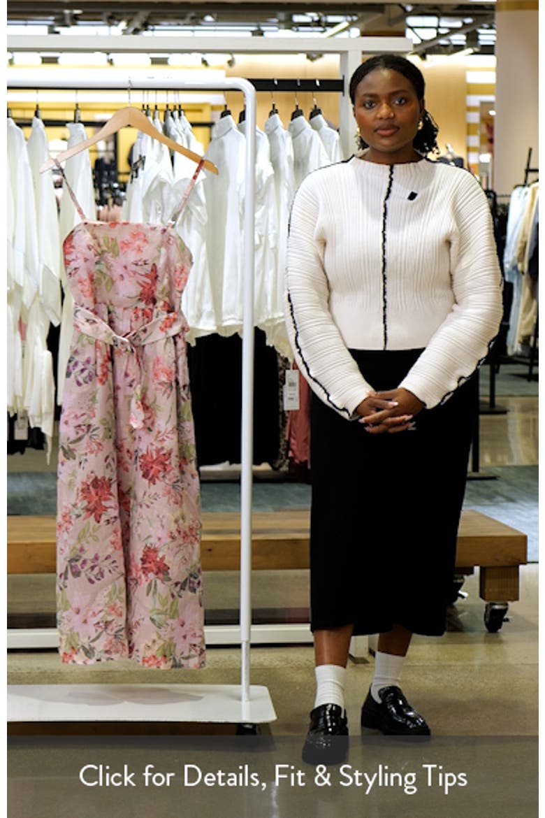 Floral Belted Midi Sundress video