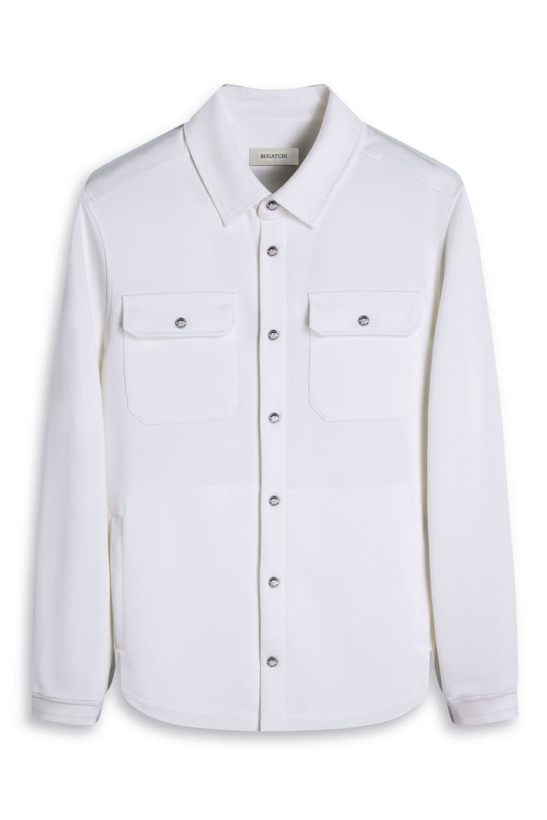 Soft Touch Knit Shirt Jacket, Alternate, color, CHALK