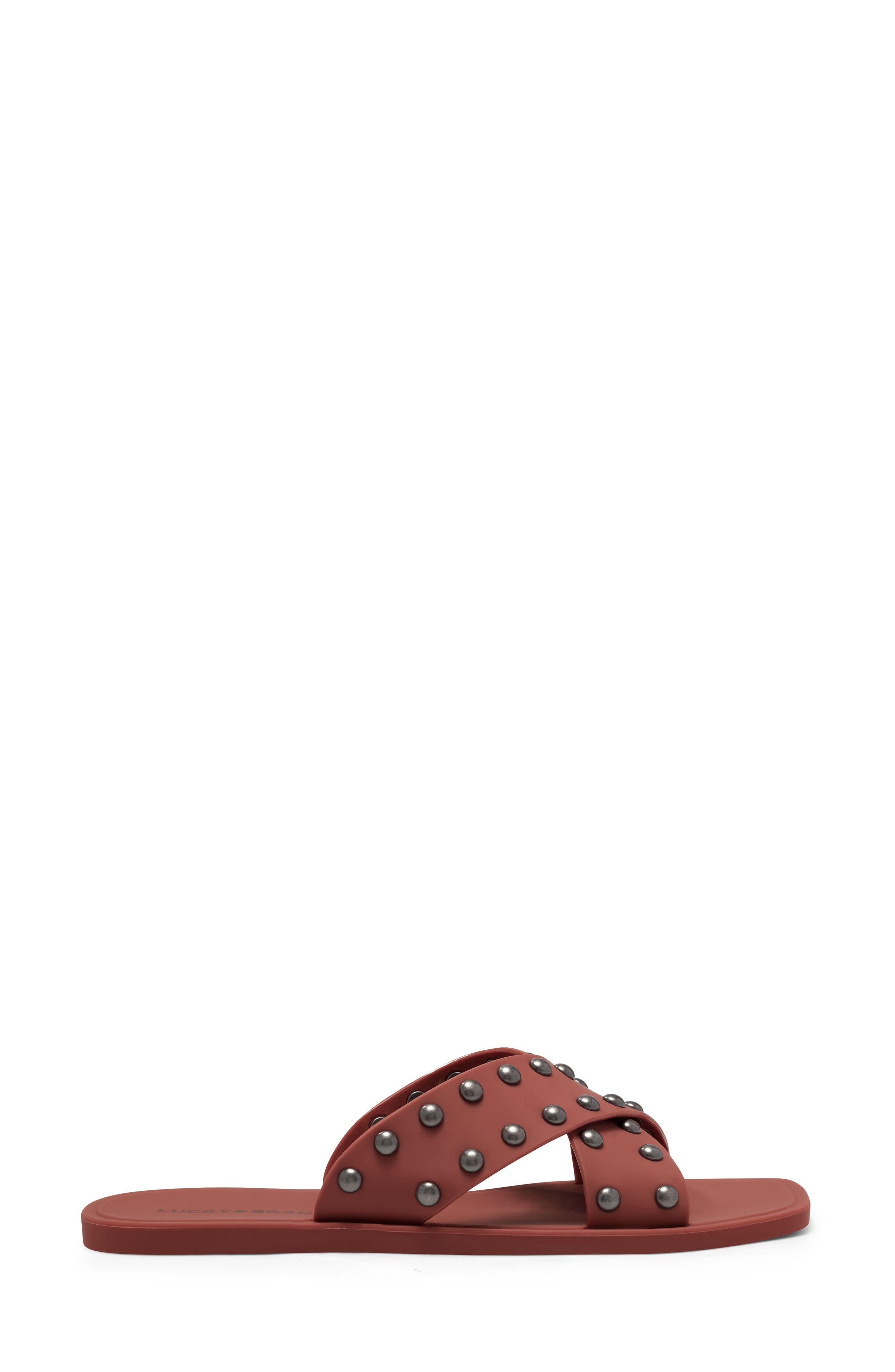 Julina Slide Sandal, Alternate, color, RANCHO RED