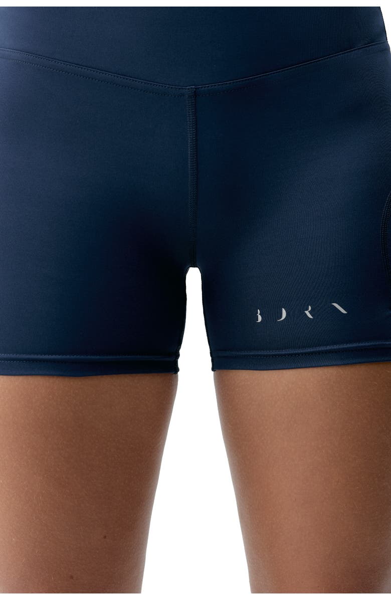 Born Living Yoga Laver Performance Sport Short, Alternate, color, Sailor Blue