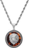 STEELTIME Men's Lion Pendant Necklace