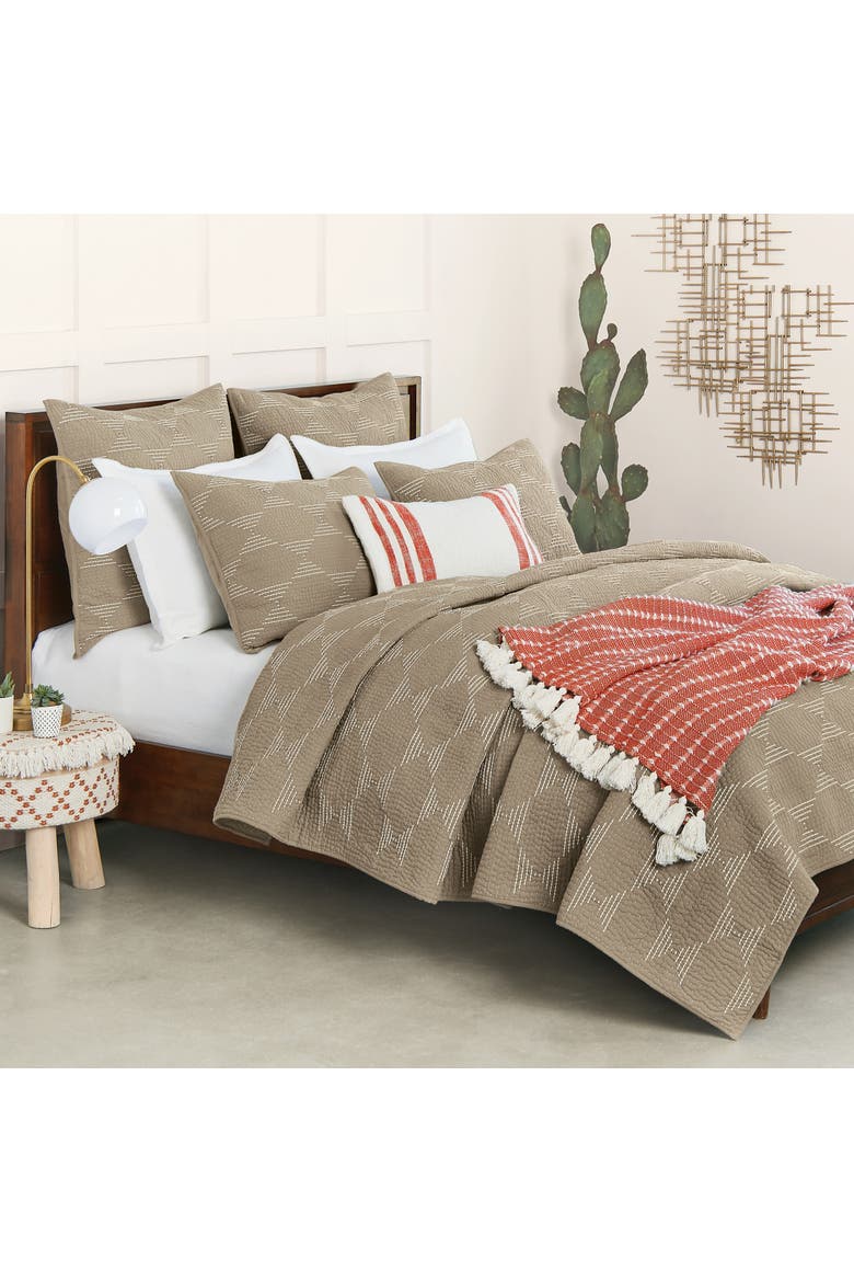 Saunders Bedding, Alternate, color, Brown