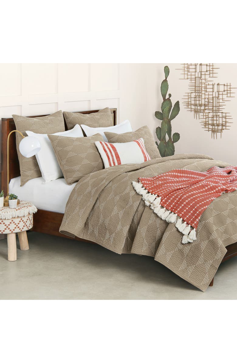 carol & frank Saunders Bedding, Alternate, color, Brown