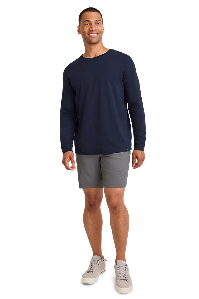 Men's 100% Cotton Legacy Long Sleeve Crew Neck T-Shirt, Alternate, color, Jockey Blue