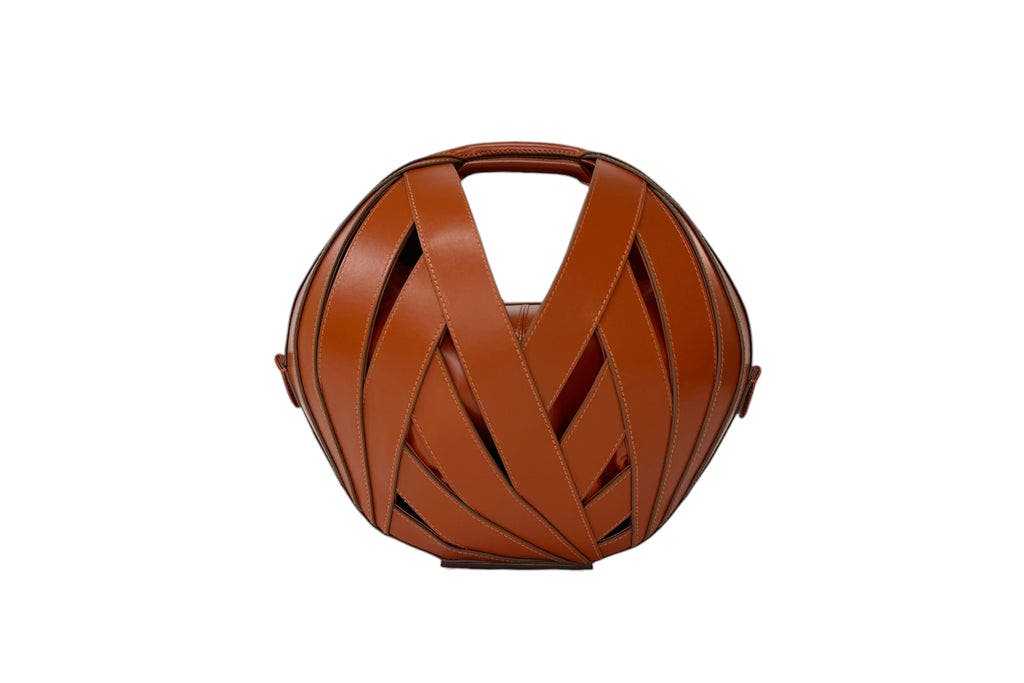 PERRIN PARIS Le Panier Handbag in Clay 