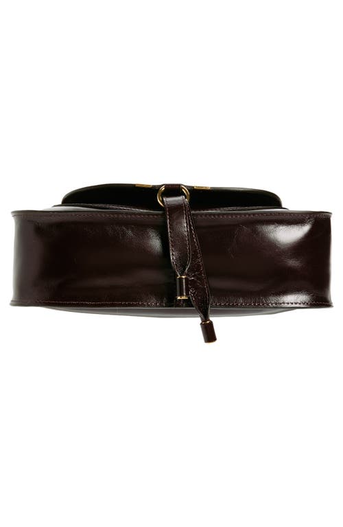 Chloé Marcie Small Double Carry Shoulder Bag In Auburn Red