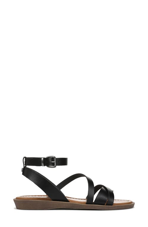 Blowfish Malibu Daffodil 2 Sandal In Black Faux Leather