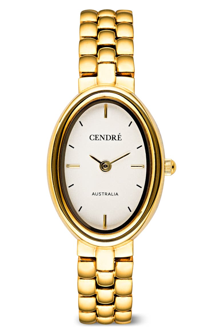 Phoebe Bracelet Watch, 28mm x 21mm, Main, color, GOLD / 18K GOLD