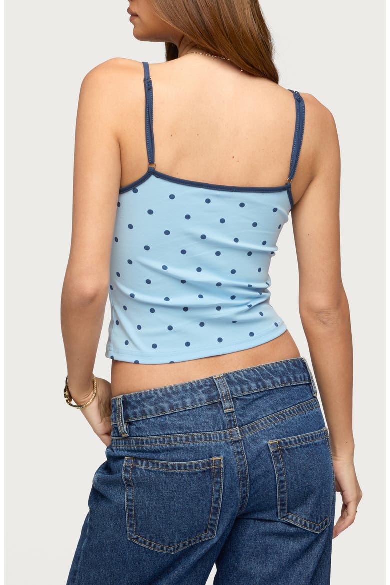 Carlah Polka Dot Camisole, Alternate, color, LIGHT-BLUE-AND-NAVY