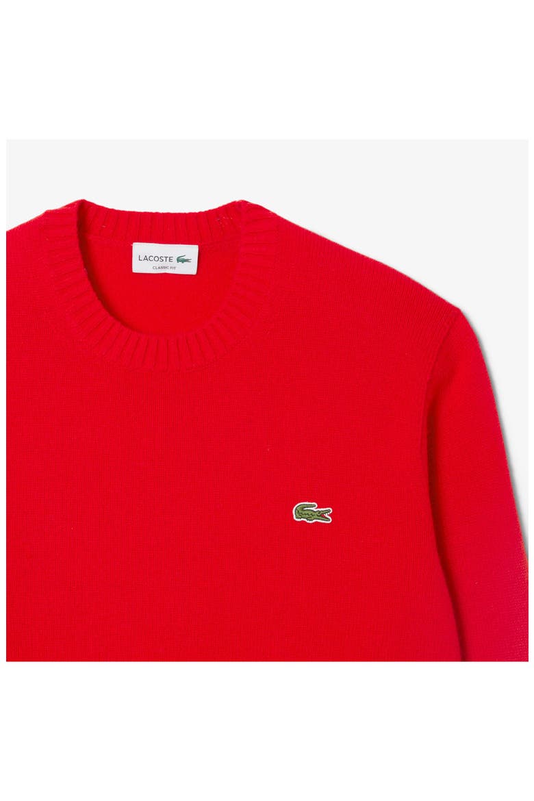 Classic Fit Cashmere Crewneck Sweater, Alternate, color, RED