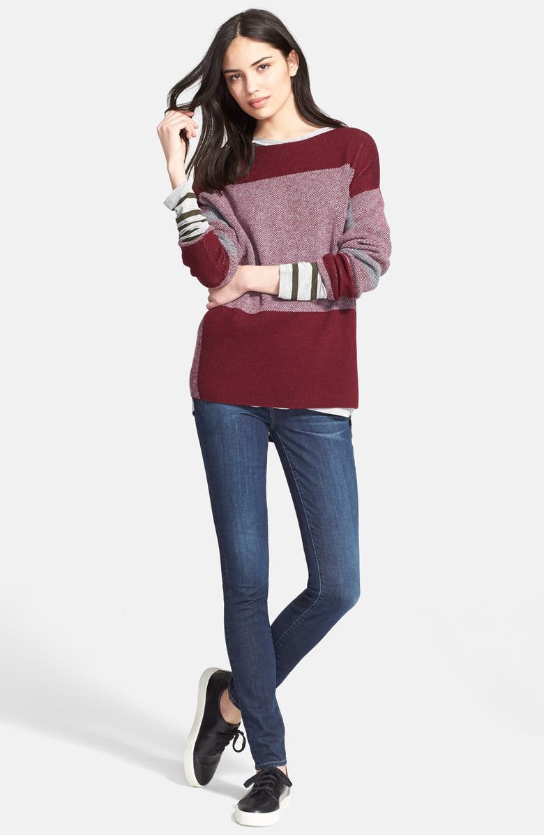 Vince Intarsia Block Sweater, Alternate, color,