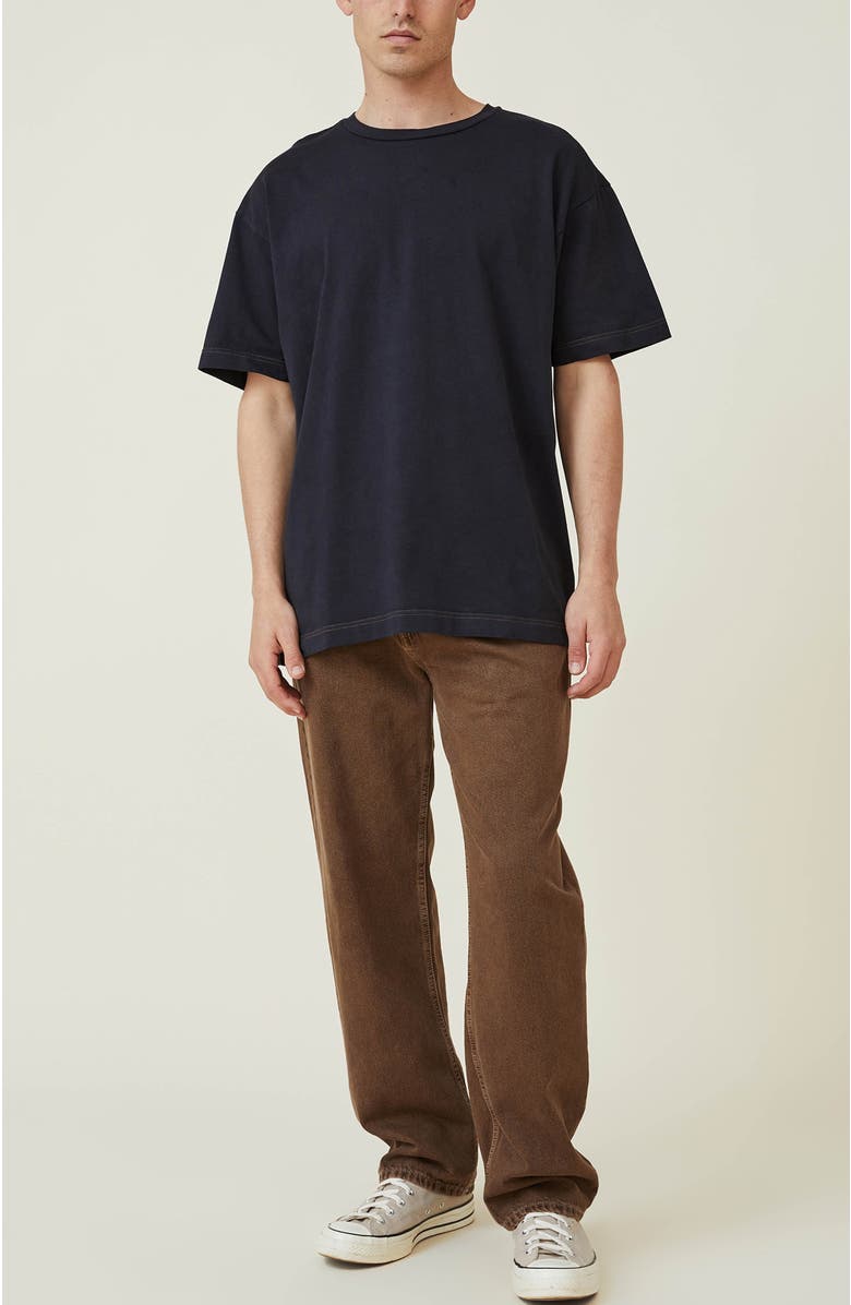 Cotton On Men's Box Fit T-Shirt, Alternate, color, Black