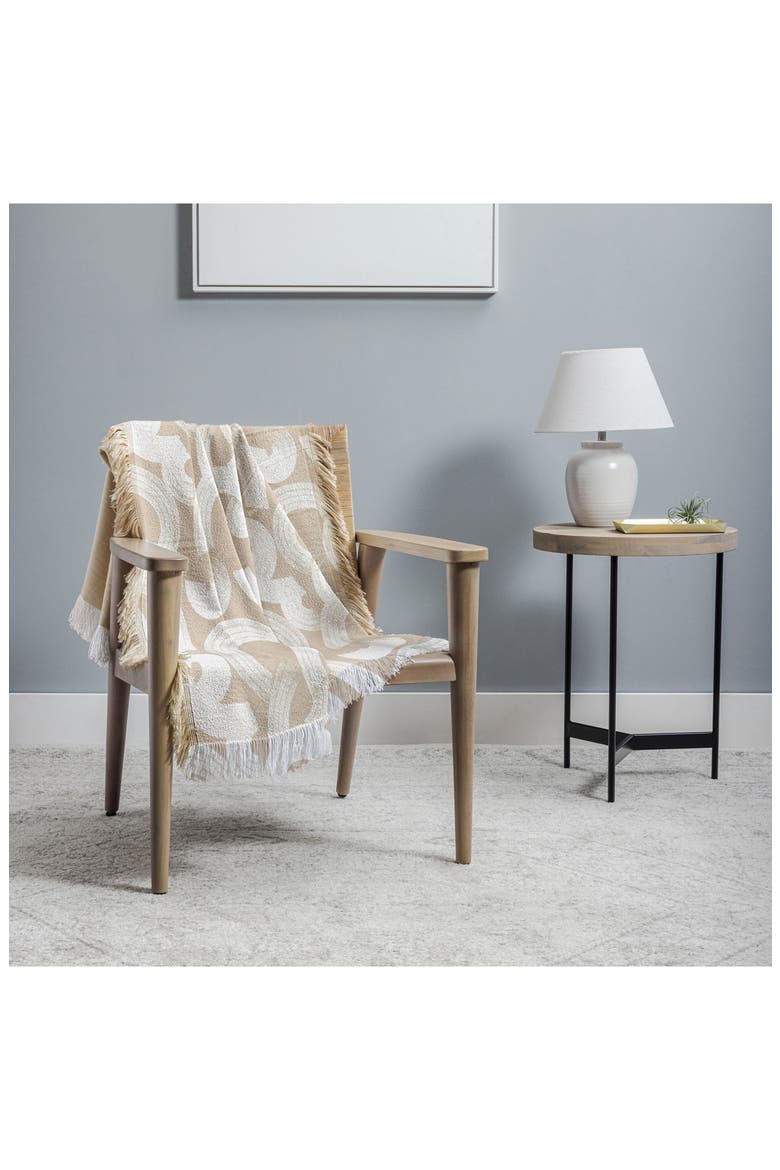 Becky Bailey Throw Blanket, Alternate, color, TAN
