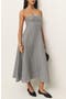 Monette Floral Linen Maxi Dress