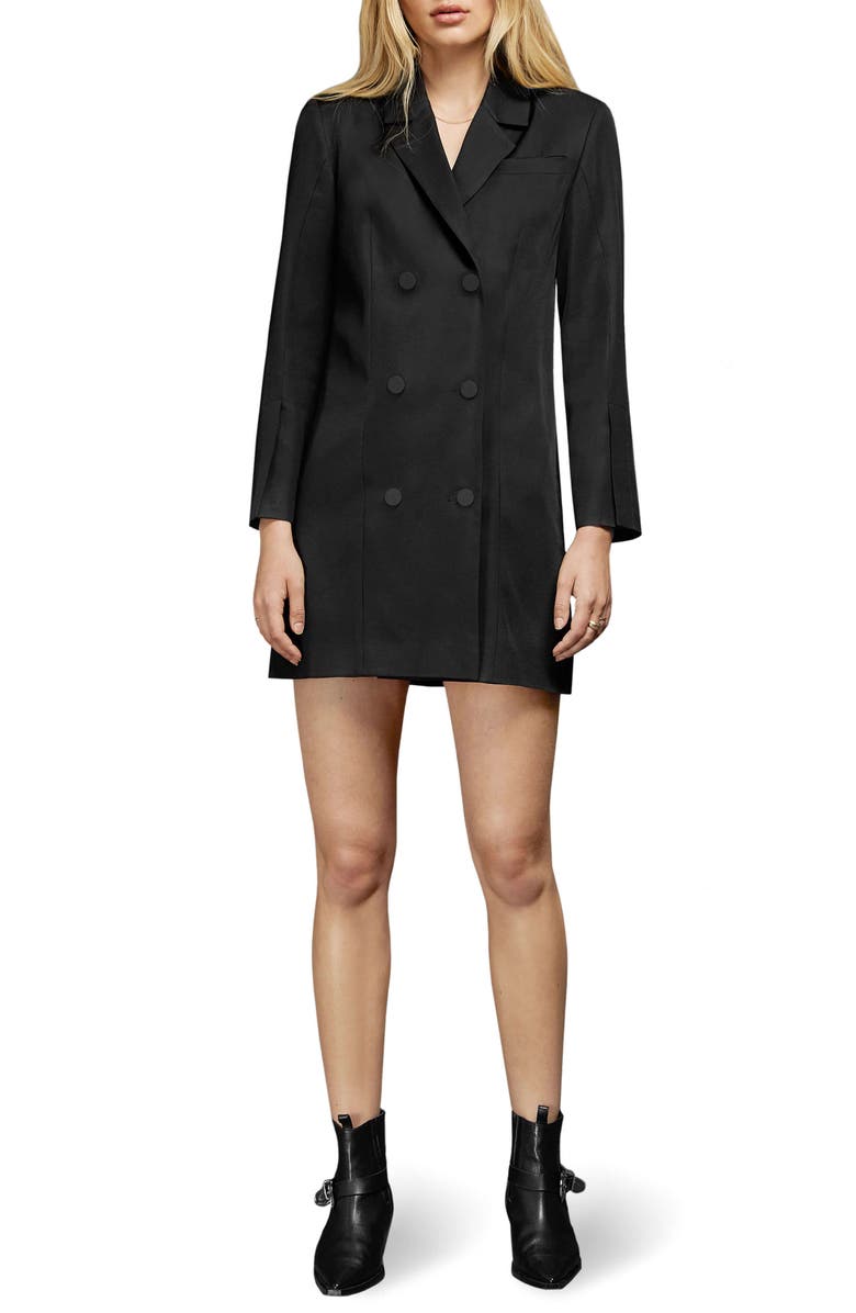 ANINE BING Francoise Long Sleeve Blazer Minidress, Main, color, 
