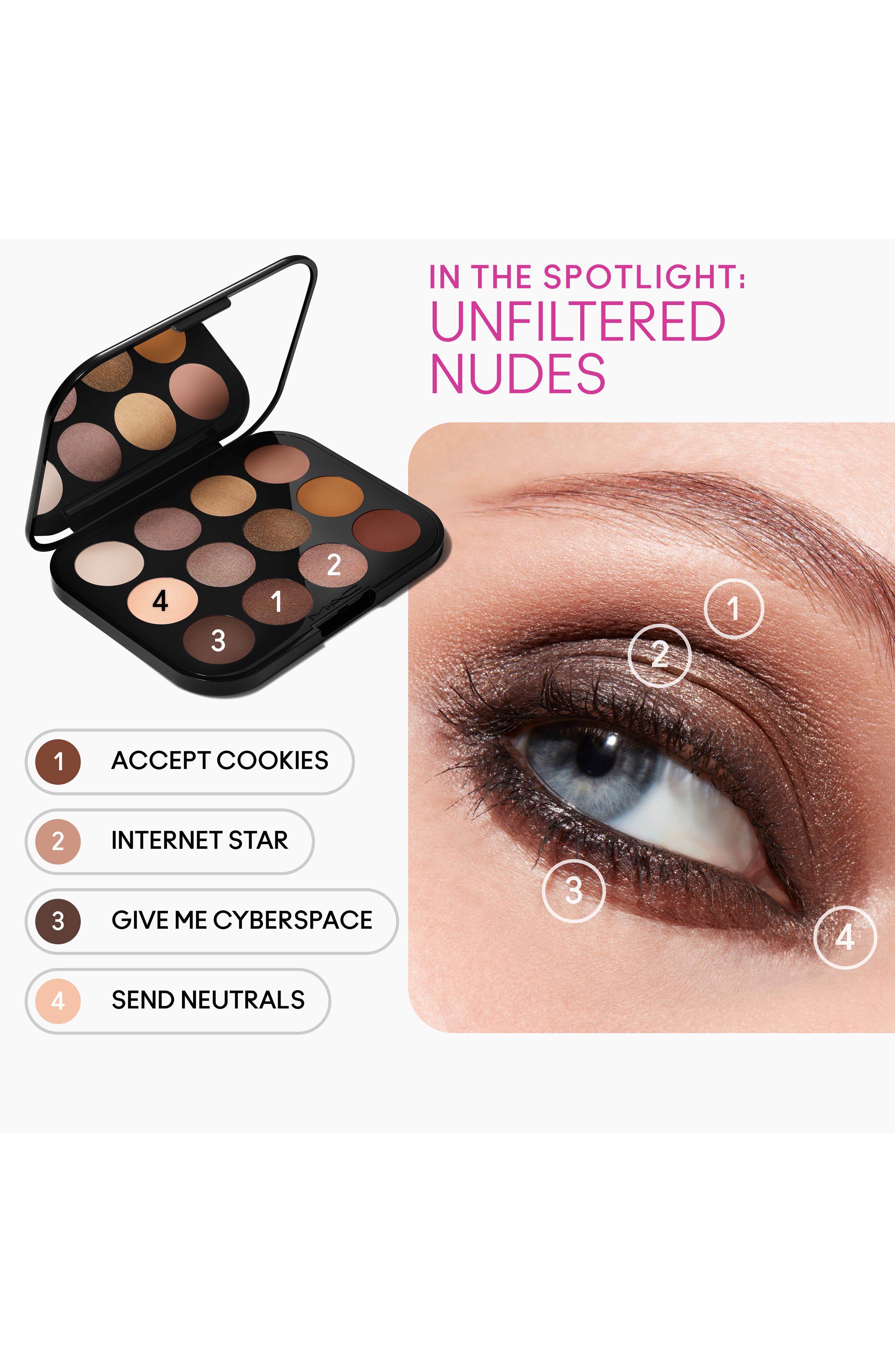 MAC Cosmetics Connect in Color 12-Pan Eyeshadow Palette (Women
