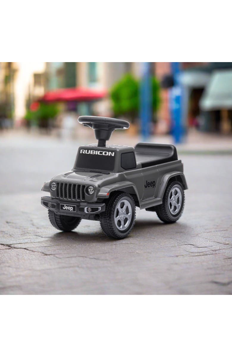 FREDDO Jeep Rubicon Foot to Floor Ride-On for Toddlers, Alternate, color, Grey