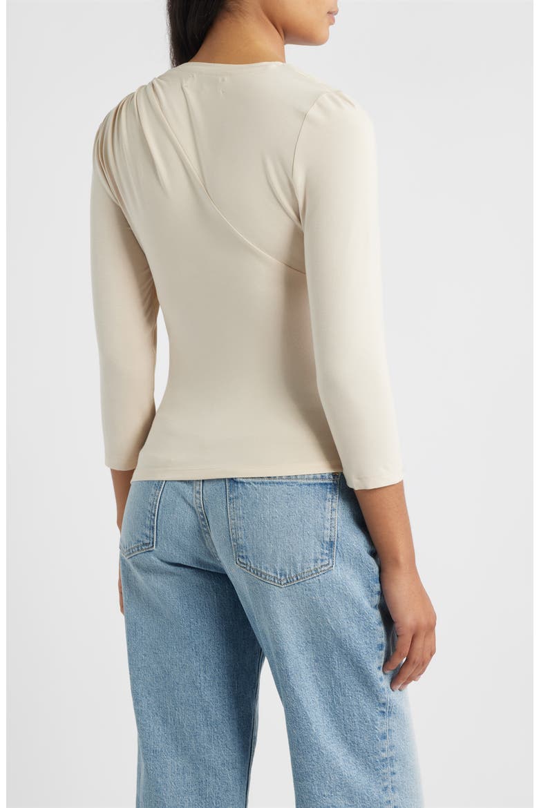 Shoulder Twist Top, Alternate, color, SAND