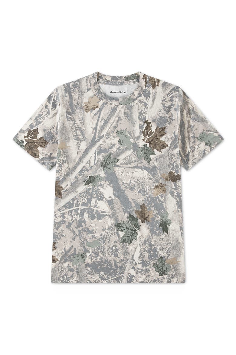 Kids' Print Essential T-Shirt, Main, color, CAMO