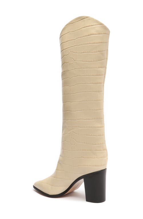 SCHUTZ SCHUTZ MARYANA POINTED TOE BLOCK HEEL KNEE HIGH BOOT