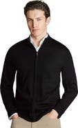 Charles Tyrwhitt Pure Merino Full Zip Through Cardigan