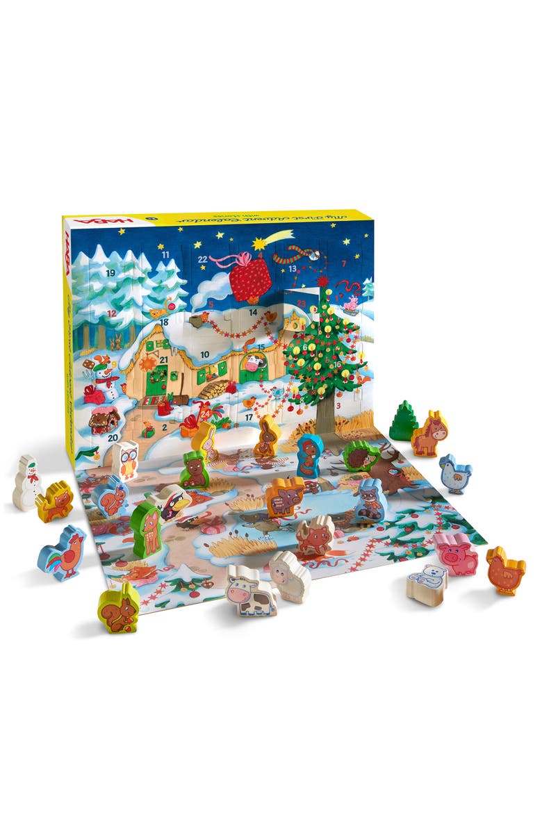 HABA My First Advent Calendar - Farmyard Animals, Main, color, Yellow Multi