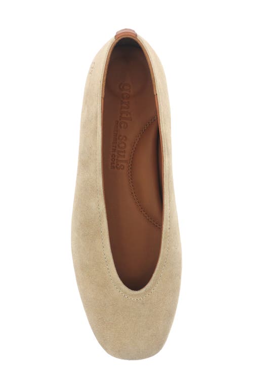 Gentle Souls Willow Woven Flat In Brown