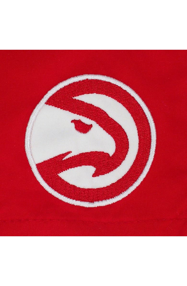 G-III SPORTS BY CARL BANKS Men's G-III Sports by Carl Banks Red Atlanta Hawks Sand Beach Volley Swim Shorts, Alternate, color, Red