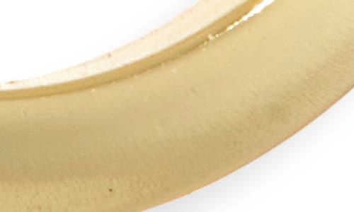 Argento Vivo Knife Edge Huggie Hoop Earrings In Gold