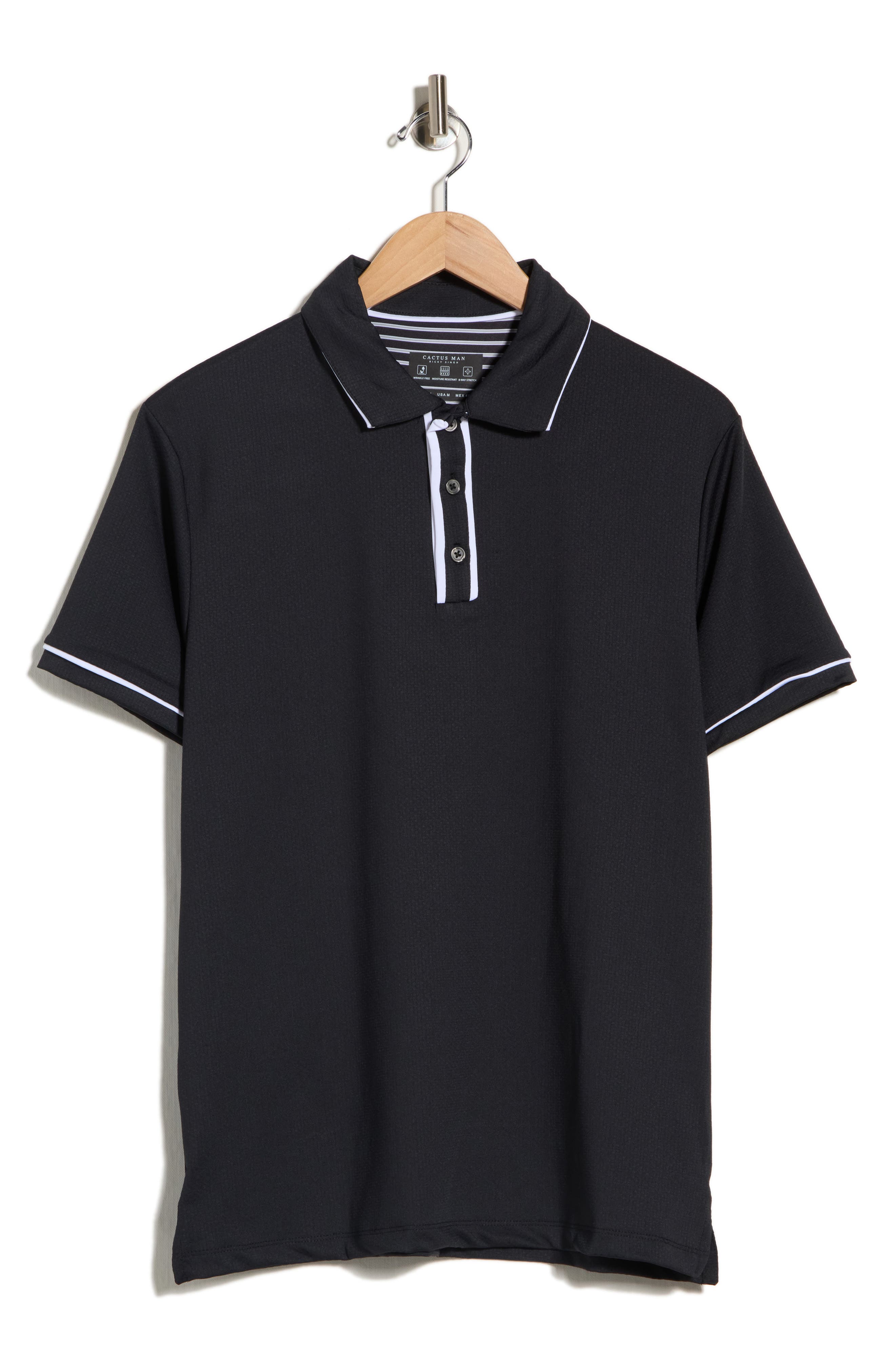 Cactus Man Contrast Tipping Polo