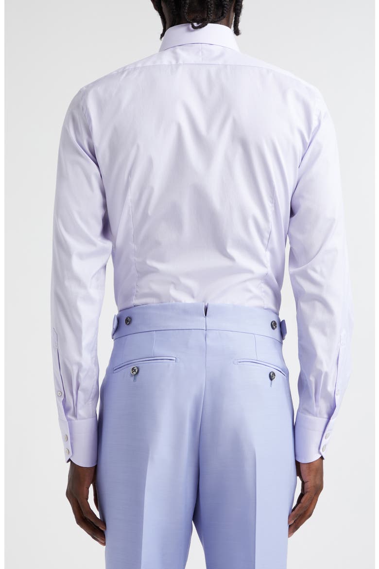 Slim Fit Poplin Button-Up Shirt, Alternate, color, LILAC