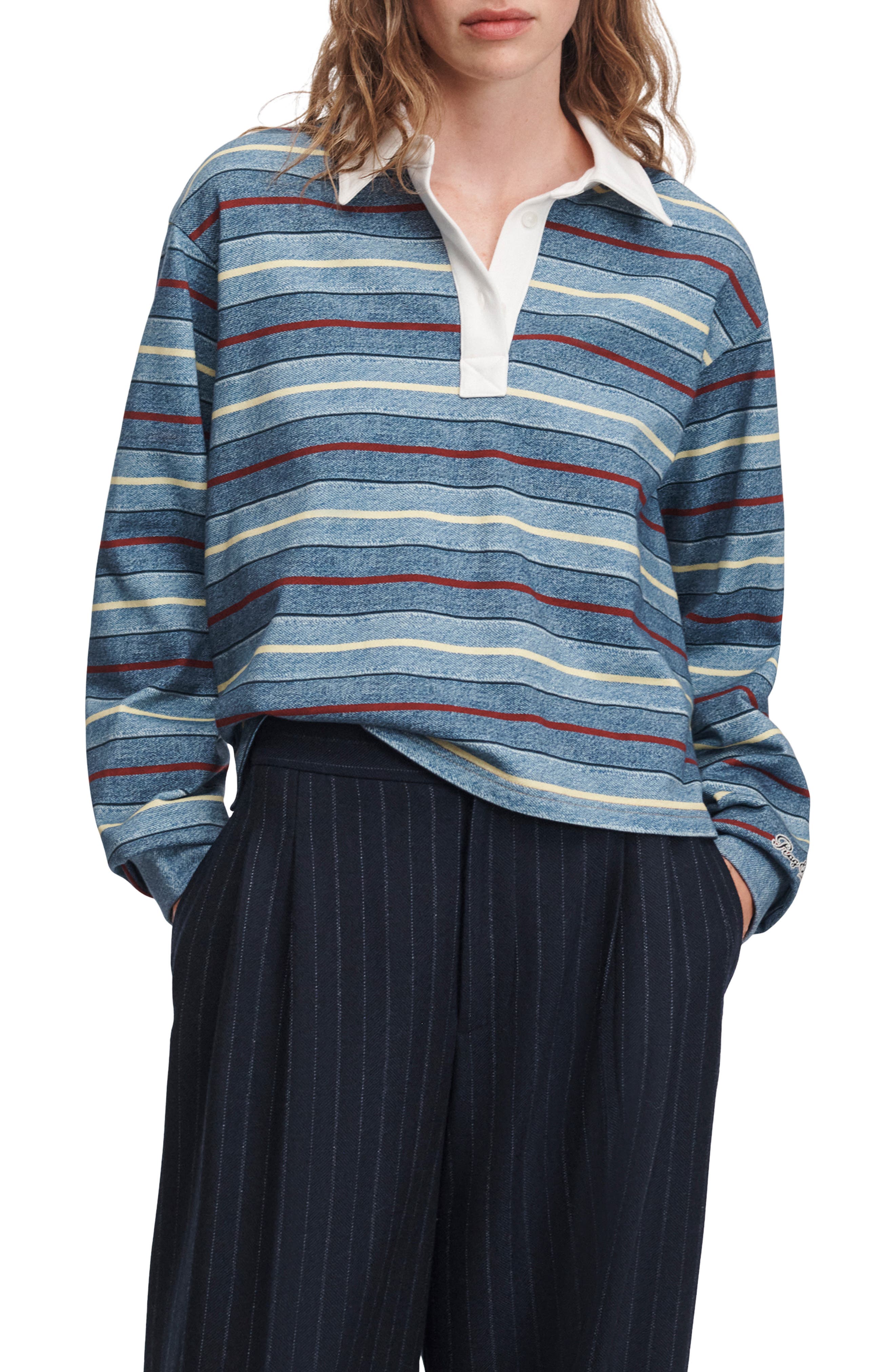 selected INDIGO STRIPE