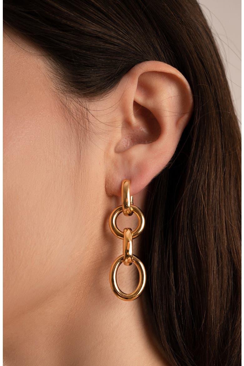 Renaissance Romance Earrings, Alternate, color, Gold